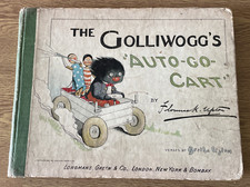The Golliwogg's Auto-Go-Cart by Florence Upton : 1st Edition 1901 Hardback Book