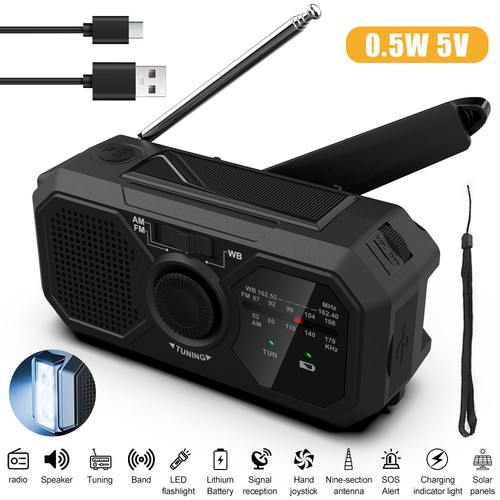 Emergency wind up radio - wind,