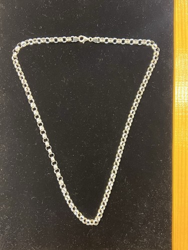 Men real silver belcher - silver,