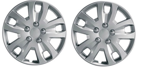 Pair silver caravan - pair,