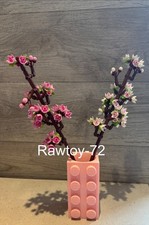 Brick  vase For Displaying lego flowers- Cherry Blossom-daffodils-sunflowers