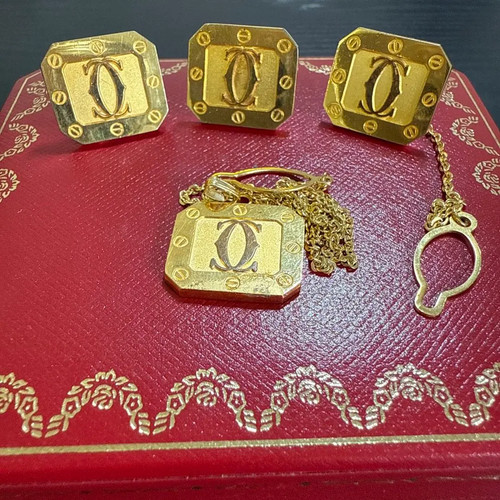 Cartier cuffs cufflinks tie - cartier,