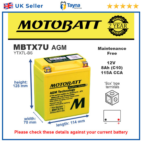 Mbtx7u motobatt quadflex - mbtx7u,