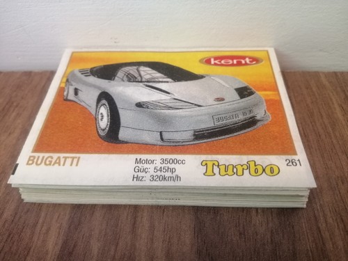 Turbo kent bubble gum wrappers - gum,