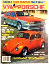 VW PORSCHE Magazine August 1982 Rabbit Scirocco Quattro 924 914 Micro Bus