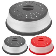 Collapsible Microwave Cover for Food Vented Splatter Proof Lid Kitchen Essential