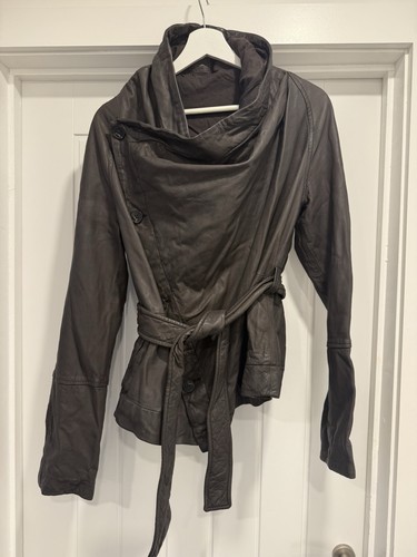 All saints leather - leather, size