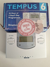 Drayton Tempus 6 Six Channel Central Heating And Hot Water Programmer