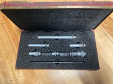 Vintage Central Tool Tubular Inside Micrometer Machinist Mechanic 7 Piece Set