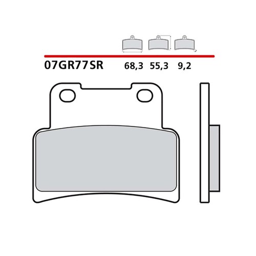 Brembo kit pastiglie freno - brembo,
