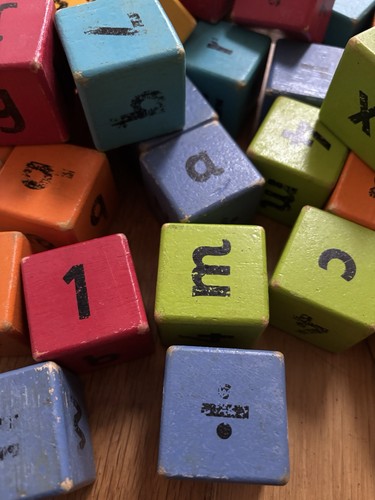 Kids small wooden - wooden, alphabet