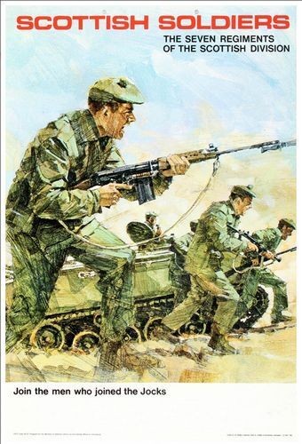 Vintage british army scottish - british,