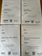 AAT L4 AQ2016 Kaplan Exam Kits