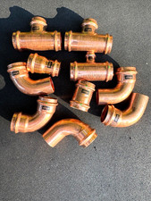 LOT {10} Viega 1-1/4" ProPress #77442 TEE's,  {3} Street Elbows, Plus +SEE LIST
