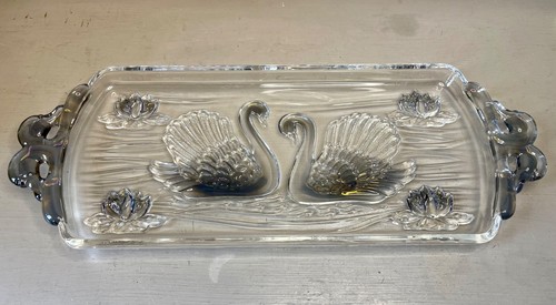 Walther glas swan platter - swan,