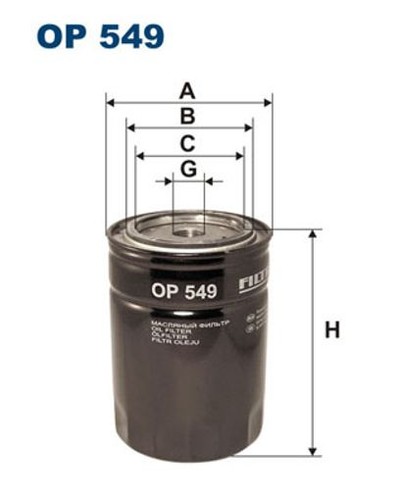 Fits filtron 549 - 549, filter