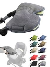 Muff Glove Hand Warmer for Pram Buggy with Lambswool for Warm Hands