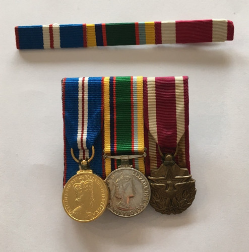 Miniature medals raf officer - miniature,
