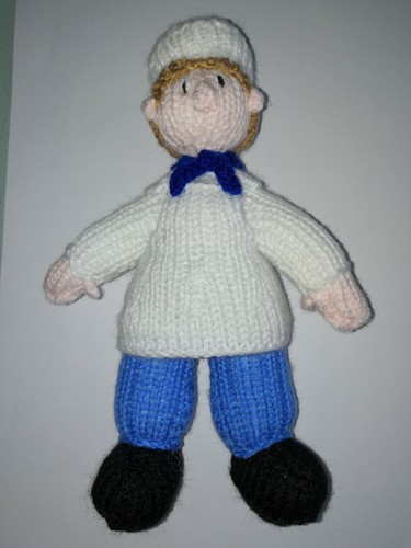 New hand knitted baker mickey - new,