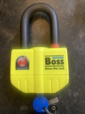 Oxford Boss Alarm Disc Lock with 1 key Motorbike Motorcycle Security