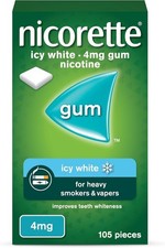 New Nicorette Icy White 4mg