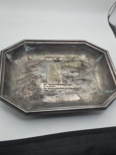 German wwii silver plated - silver, tray