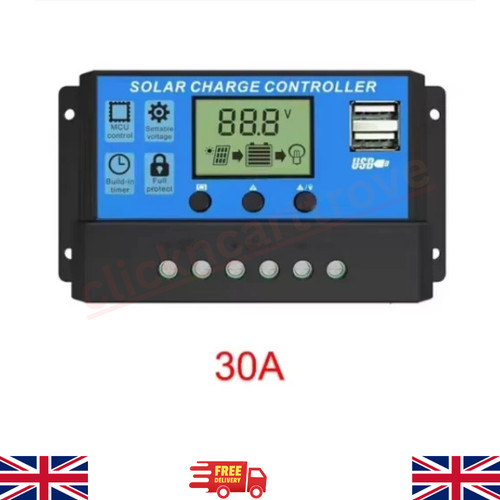 30a pwm solar panel - 30a, regulator