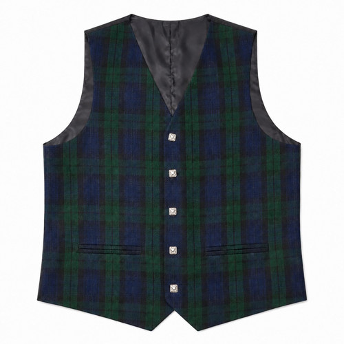 Black watch scottish tartan - watch,