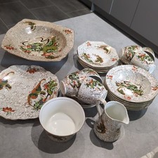 Rare Thomas Forester & Son English Phoenix Ware Crockery Set