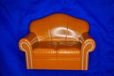  Bratz World Chill-Out Ski Lodge Brown Sofa Couch Seat Furniture 2004