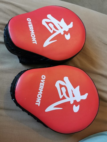 Curved boxing punch mitts - punch,