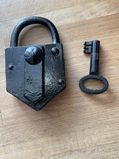 Vintage Padlock And Key, Working Order