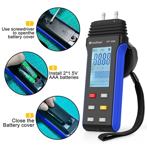 Dual port digital manometer - dual,