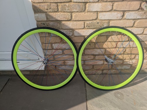 700c fixed gear fixie wheelset - 700c,
