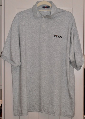Zippo grey polo shirt - shirt, brand