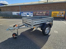 Car Trailer Brenderup 1150S Tipping Camping Garden Jockey Wheel Kartt