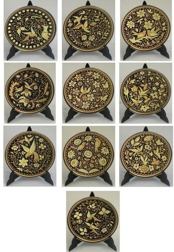 Damascene gold bird - damascene, &