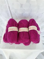Sirdar Supreme Mohair Yarn Purple Pink 50 gram each England LOT OF 7 New Fuchsia