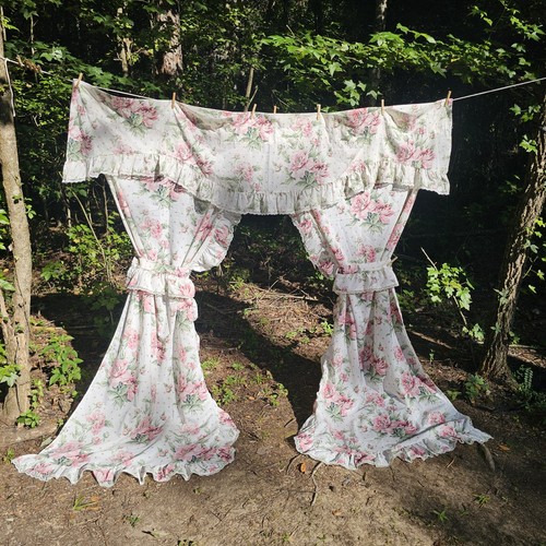 Vintage 1980s pink - pink, floral