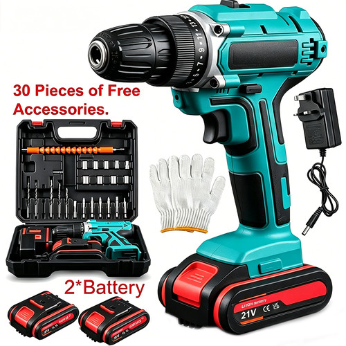 21v cordless drill combi - 21v,