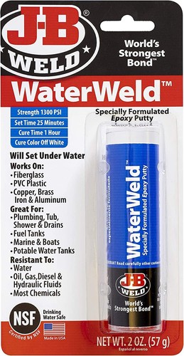 Weld water - jb, putty