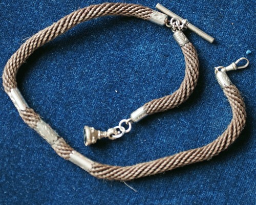 Victorian human hair gold - victorian,