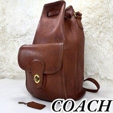 COACH 9992 Backpack Brown Glove-Tanned Leather Vintage Made in USA