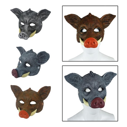 Halloween boar mask cosplay - halloween,