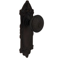The Milford Victorian Vintage Style Passage Set in Bronze - 5 Knob Choices