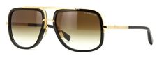DESIGNER DITA MACH-ONE SUNGLASSES,GOLD BLACK,UNIQUE CUSTOM LIGHT BLUE LENS