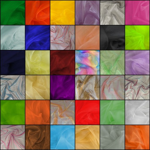 Sheer organza fabric - fabric, voile