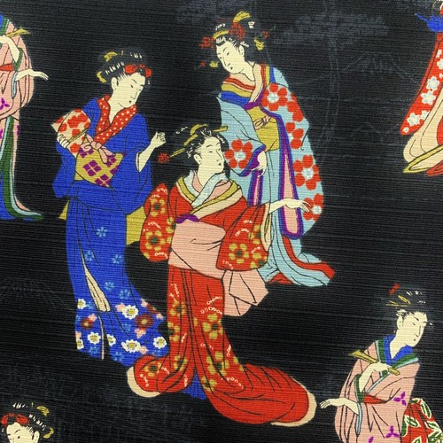 Japanese cotton fabric geisha - cotton,