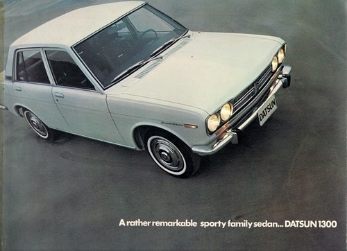 Datsun 1300 saloon 1969 1970 - saloon, 1969-1970