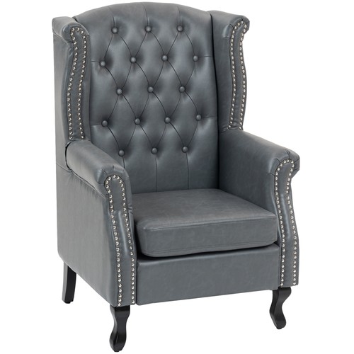 Homcom chesterfield style wing - chesterfield-style,